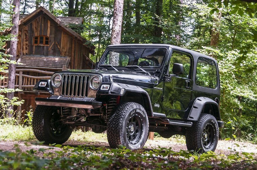 Jeep Wrangler TJ suspension hélicoïdale